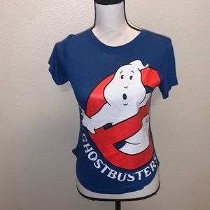 Freeze Ghostbusters blue ghost casual short sleeve shirt